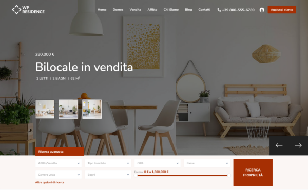 sito web per agenzia immobiliare