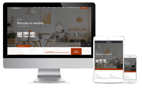 sito web per agenzia immobiliare responsive ottimizzato